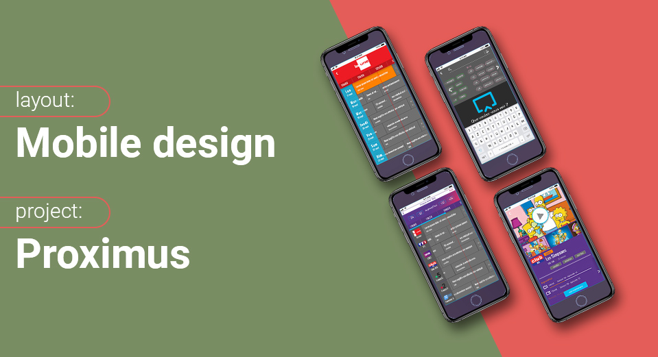 portfolio webdesign layout mobile proximus